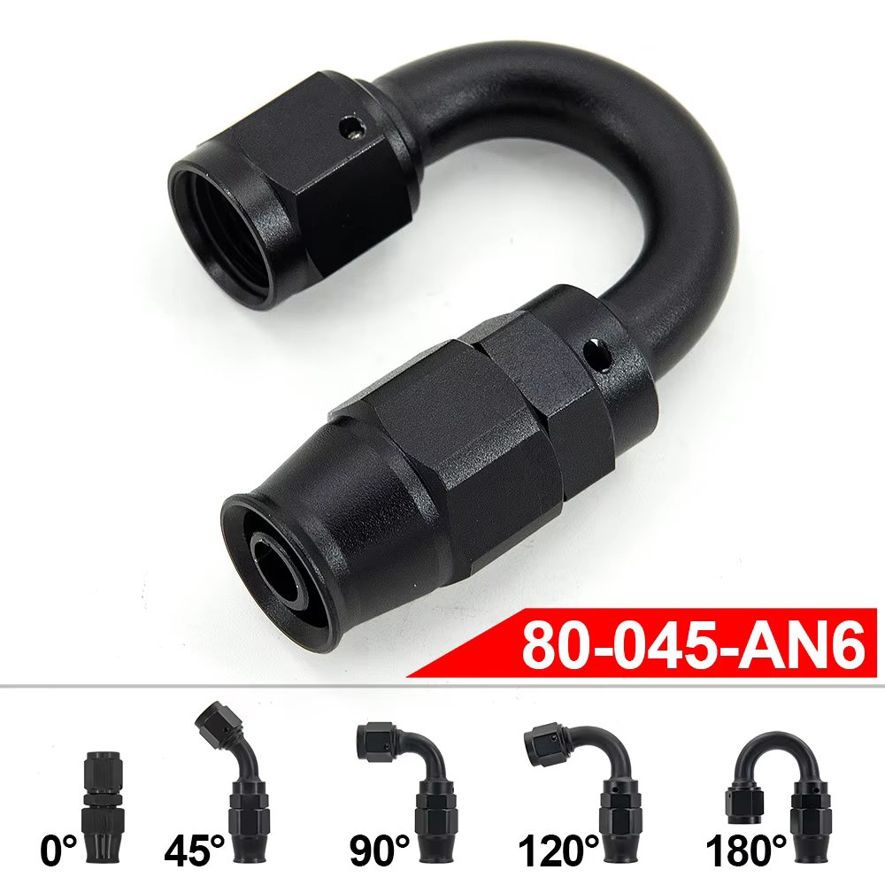 Conector angular para línea de combustible