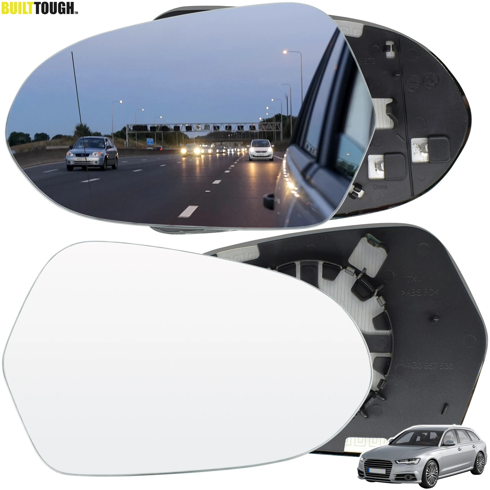 Espejo retrovisor Audi A6 C7 2012-2018 vidrio calefactable