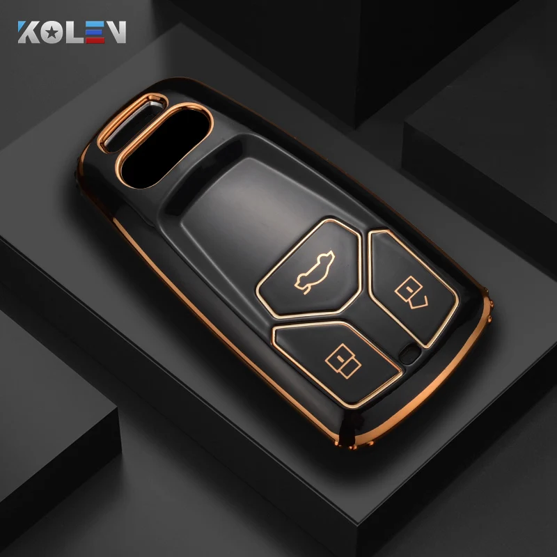 Funda protectora de TPU para llave Audi A4, A5, A6, Q5 y Q7