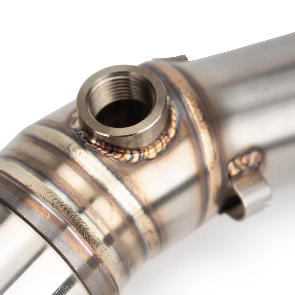 Tubo de escape medio Kawasaki ER6N 2006-2011 51mm acero inoxidable - imagen 3