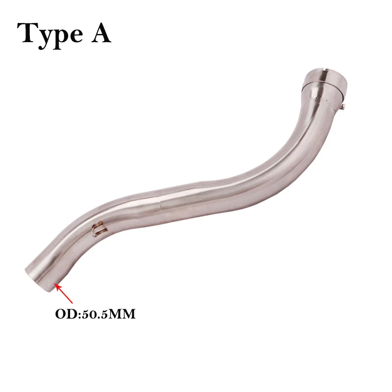 Sistema de Escape para motocicleta, silenciador de tubo de enlace medio de acero inoxidable para Benelli 752S BJ752 BJ 752 - imagen 5