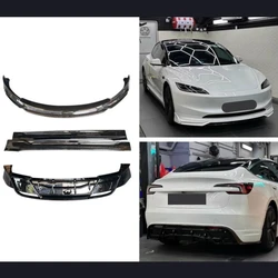 Kit aerodinámico negro brillante para Tesla Model 3 2023