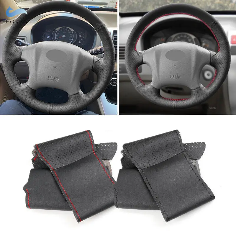 Funda de cuero perforada para volante Hyundai Tucson 2006-2014