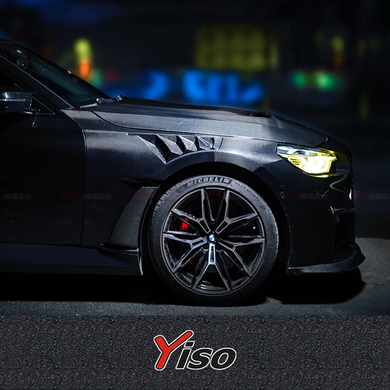 Aleta delantera Alpha-N de carbono seco para BMW M2 G87