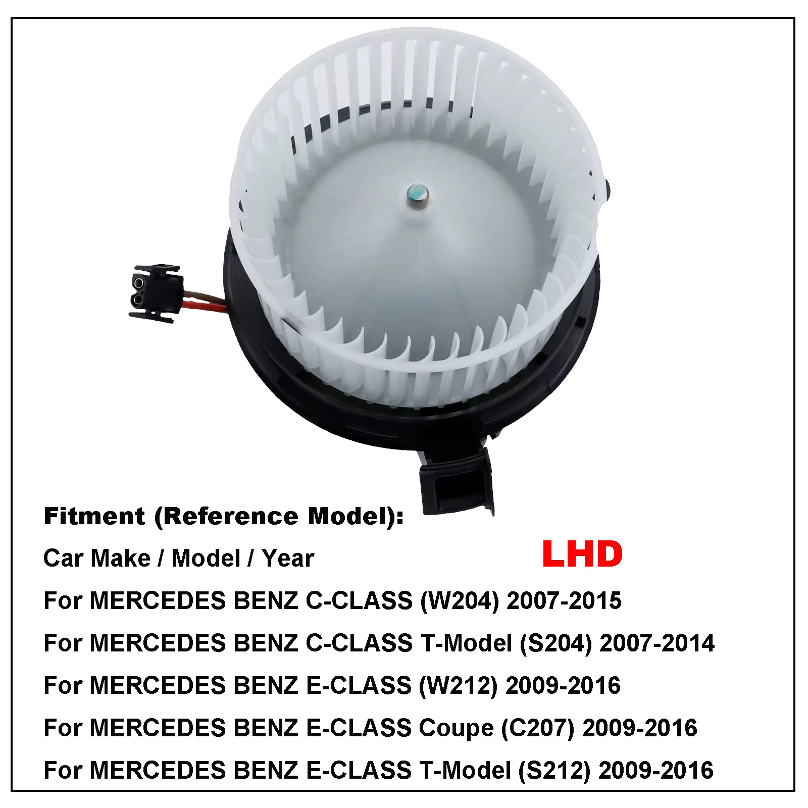 Motor de ventilador habitáculo Mercedes W204/W212 2048200208 - imagen 3
