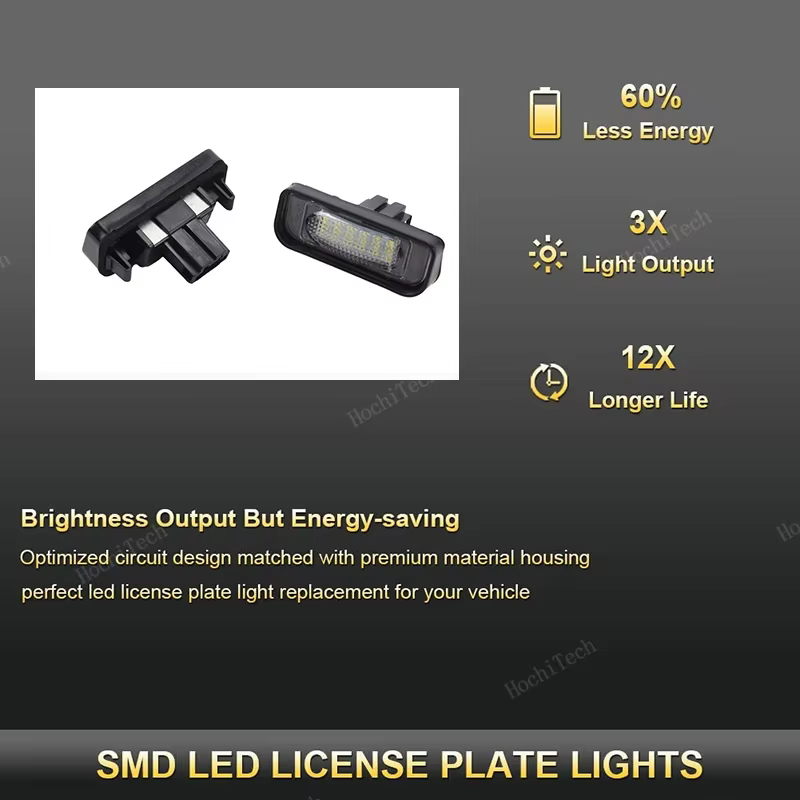 Luces LED matrícula 6500K para Mercedes Clase S W220 (1999-2005) - imagen 4