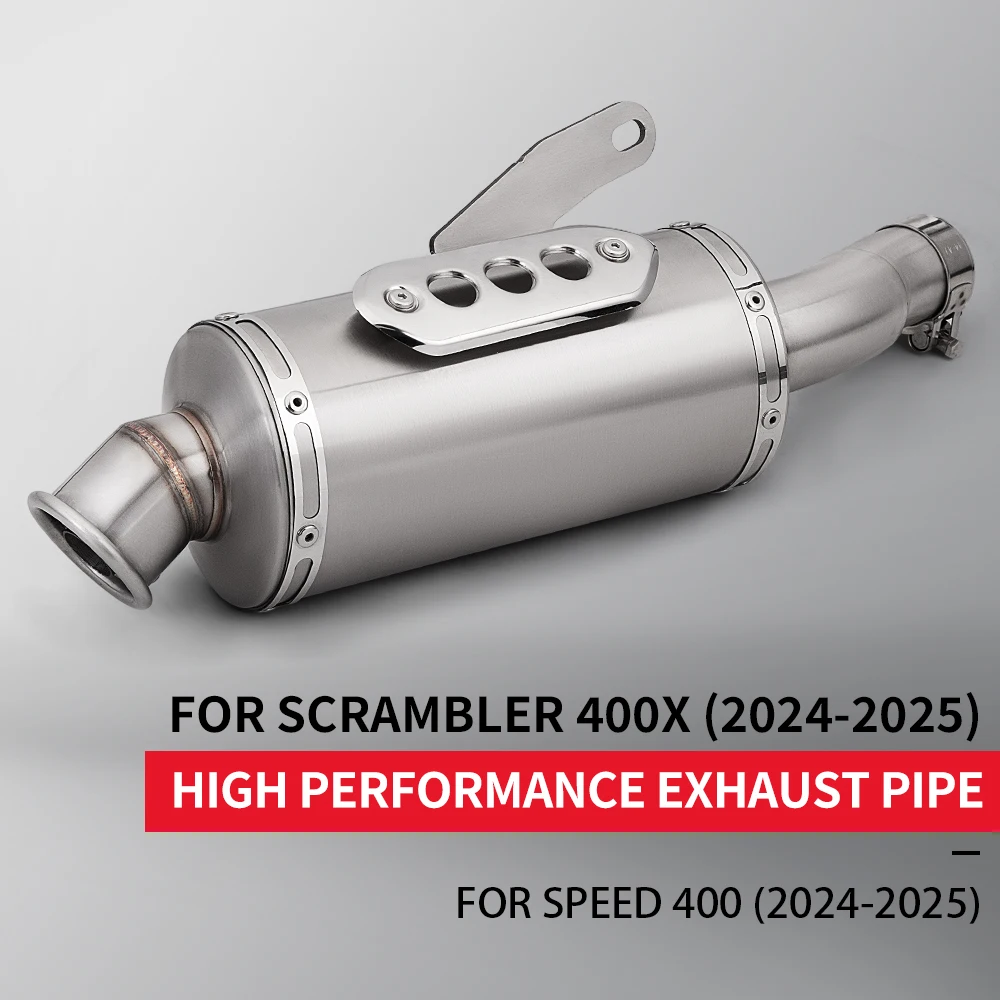 Tubo intermedio de escape para Triumph Scrambler 400 X 2024-2025
