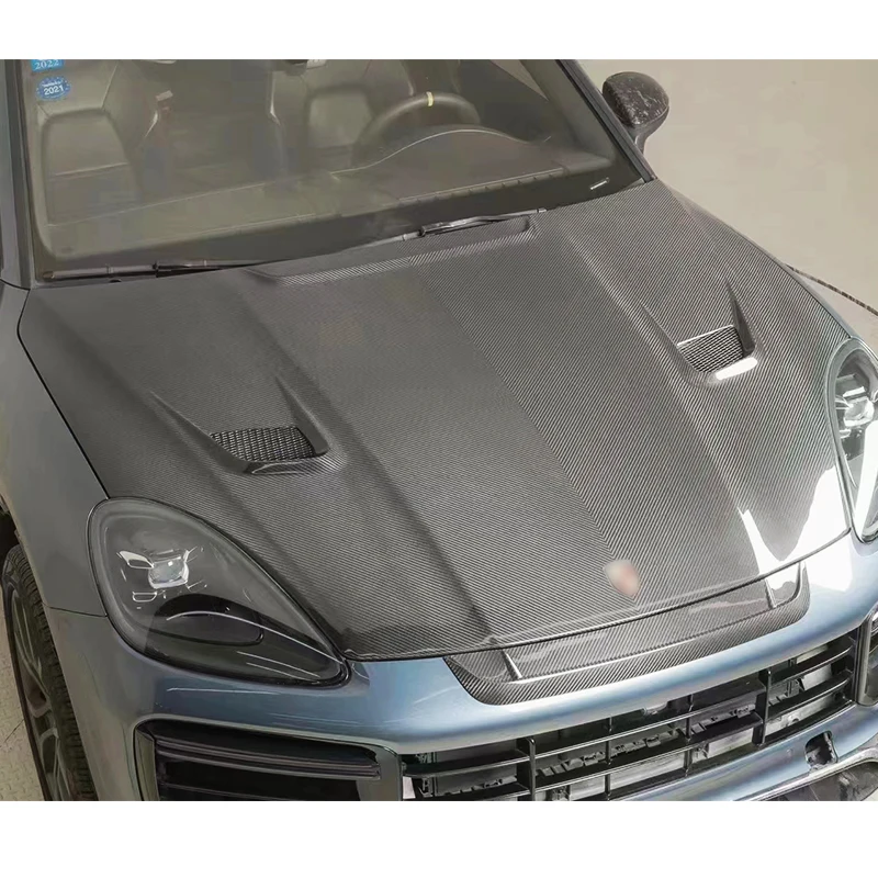 Capó de carbono seco para Porsche Cayenne 9YA (2018-2023) - imagen 4