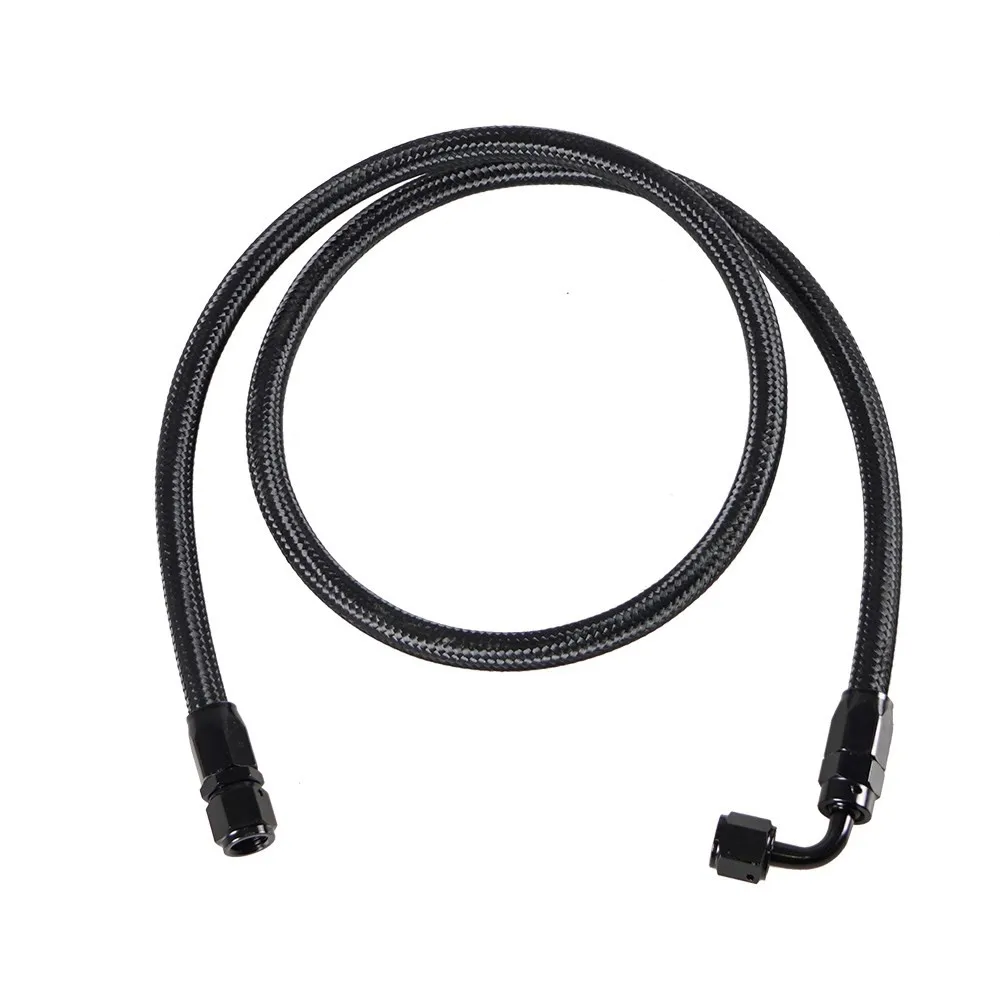Kit mangueras trenzadas aceite combustible 4AN - accesorios 0° y 90° - imagen 2