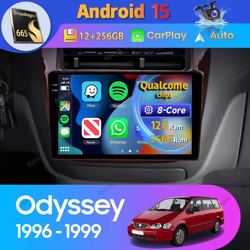 Autoradio Android con CarPlay y Bluetooth para Honda Odyssey 1996-1999