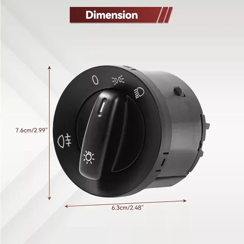 Interruptor luces antiniebla Volkswagen Golf V VI 1K0941431BB - imagen 4