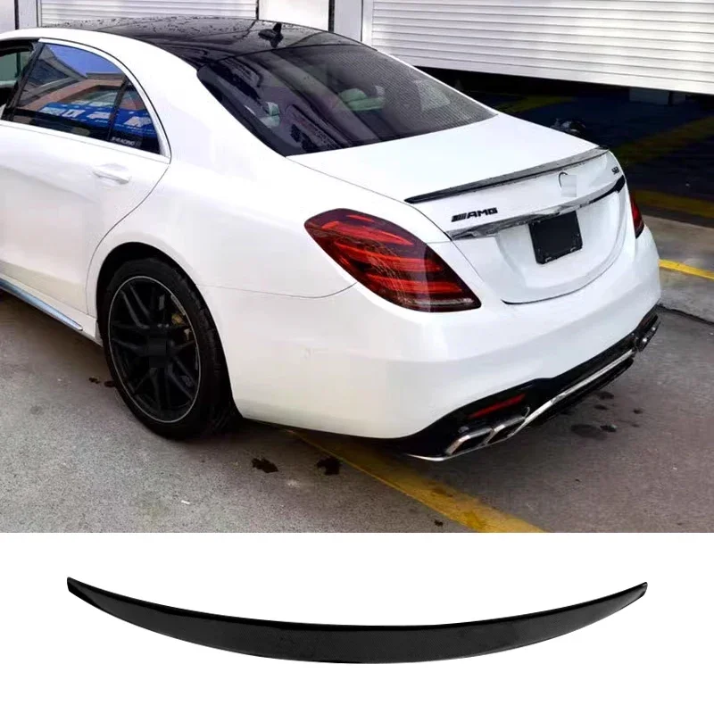 Alerón trasero negro ABS para Mercedes-Benz Clase S W222 2013-2020