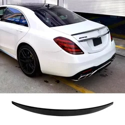 Alerón trasero negro ABS para Mercedes-Benz Clase S W222 2013-2020