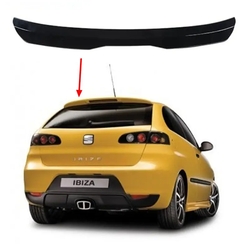 Alerón extensión labio carbono ABS para SEAT Ibiza MK5 6F