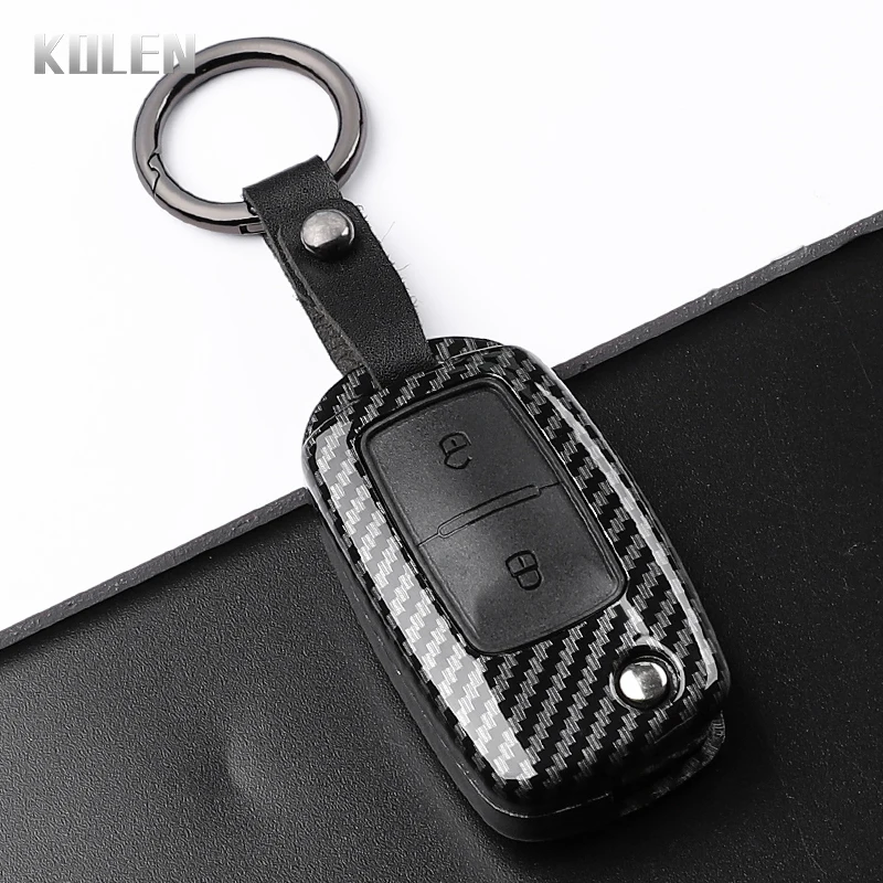 Funda llave coche VW efecto carbono ABS – Polo Golf Passat - imagen 4