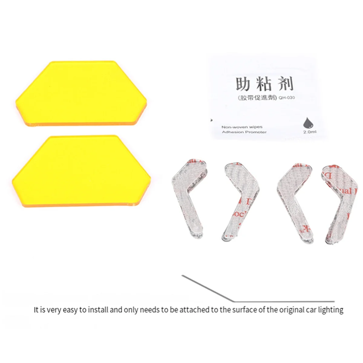 Protector de faro para motocicleta – Cubierta universal en amarillo - imagen 5
