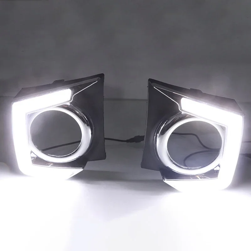 Luces LED diurnas DRL Mitsubishi Triton L200 2015-2018 antiniebla - imagen 5
