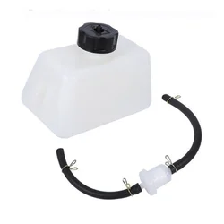 1L gasolina combustible tanque de gasolina 2 tiempos Mini Moto niños suciedad bolsillo bicicleta gasolina Filte manguera de combustible en línea tubo Clips abrazaderas