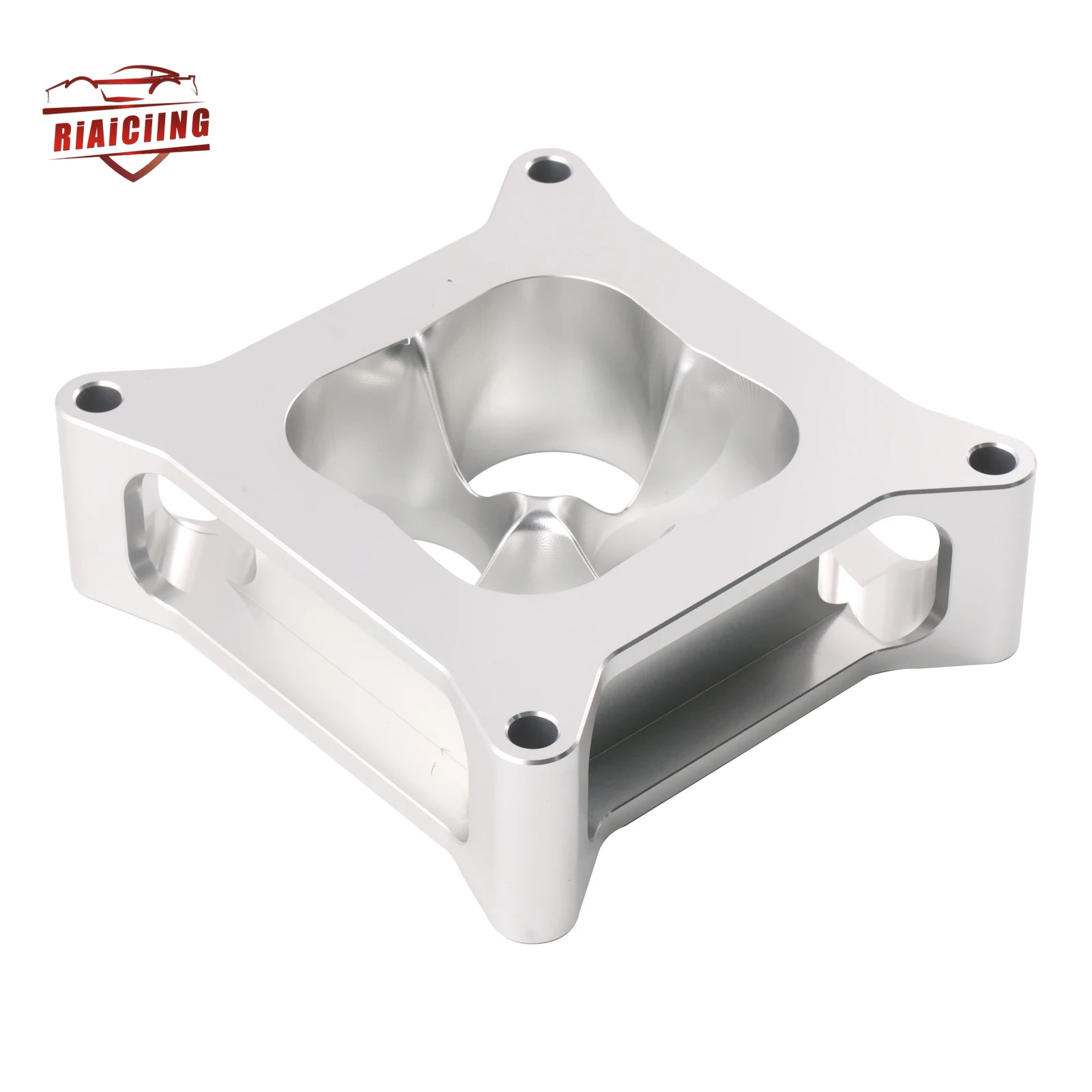 Espaciador de carburador 4150 CNC aluminio 2 pulgadas, 4 puertos