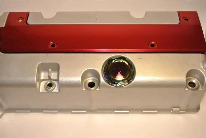 Cubierta de bujía de aluminio RAVERACING para motores Honda K20 y K24
