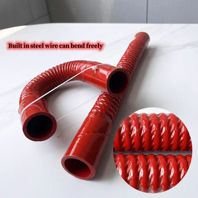 ID16-110mm conexión automotriz universal manguera de silicona alambre de acero manguera de silicona tubo de radiador tubo de entrada de turbina automotriz - imagen 3