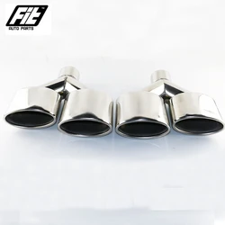 Puntas escape ovaladas doble para Mercedes C63 AMG W204