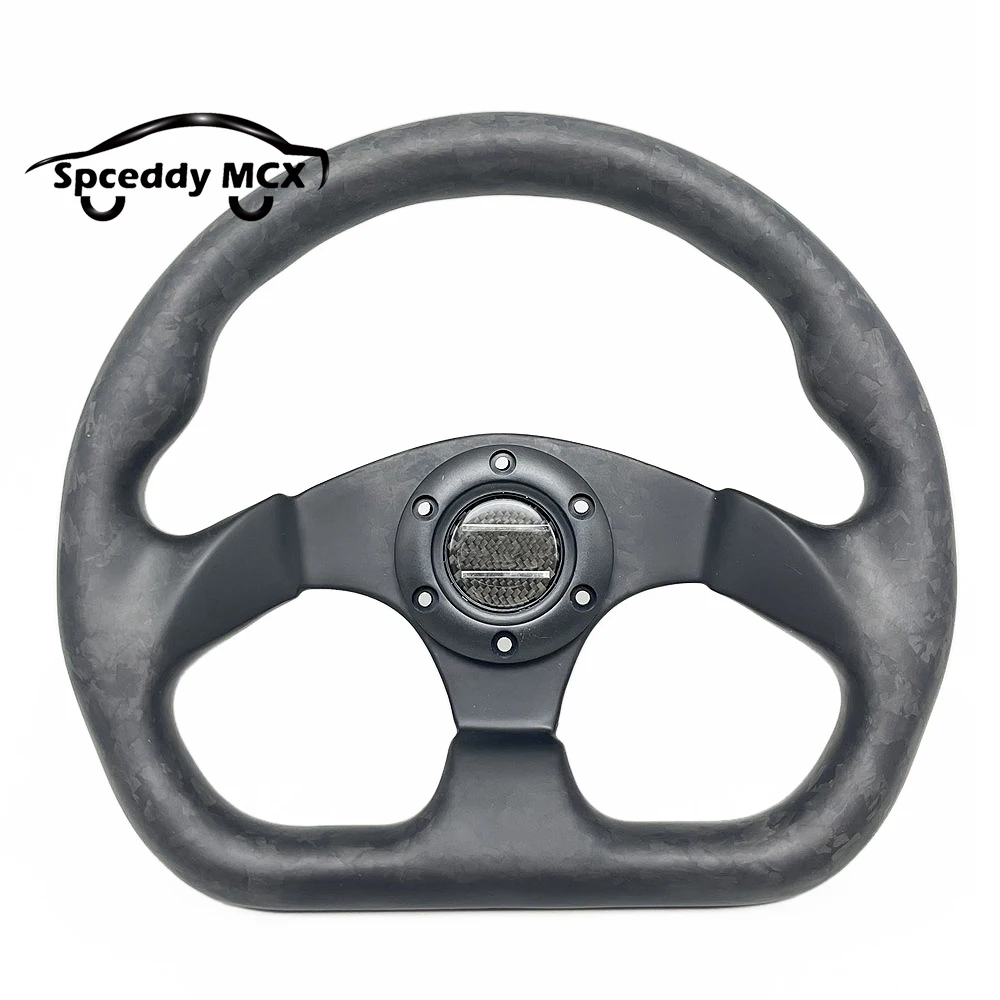 Auto Motorsport Volante de carreras fibra carbono 320mm JDM Drift