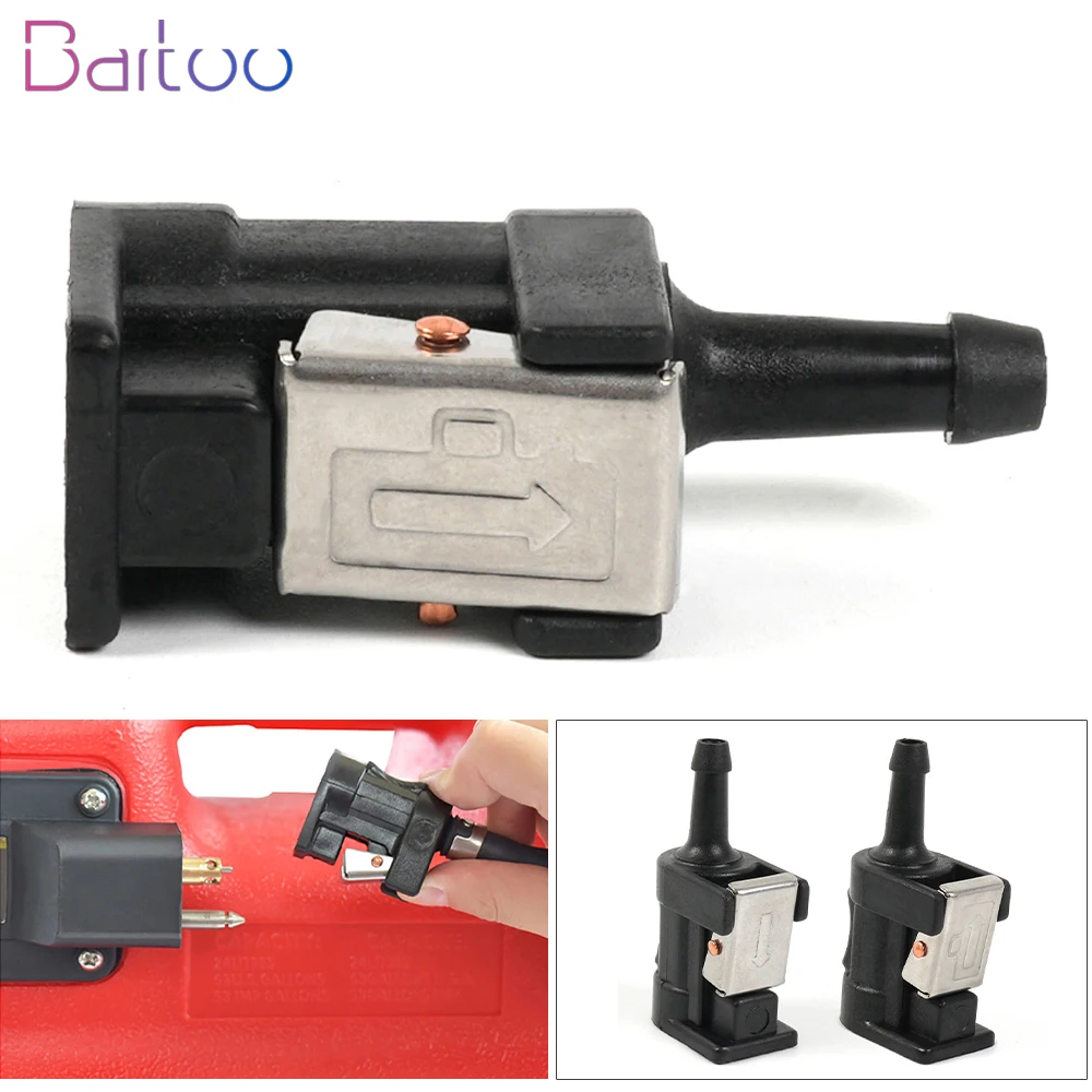 Conector línea combustible fueraborda hembra macho Yamaha Parsun Hidea