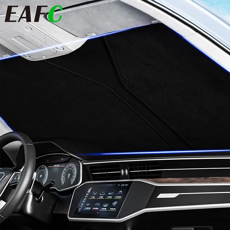 Parasol doble capa para parabrisas coche – protección UV