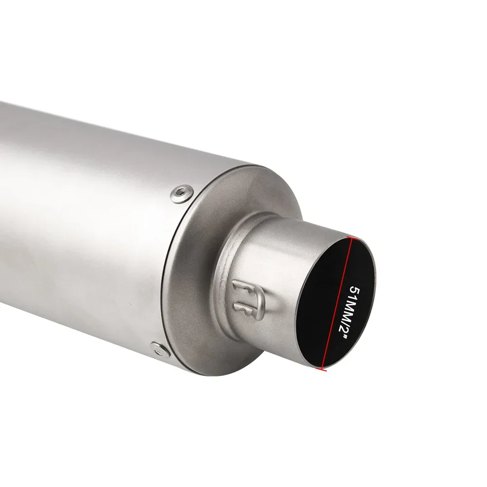 Silenciador de escape para moto de gran cilindrada, 51 mm - imagen 4