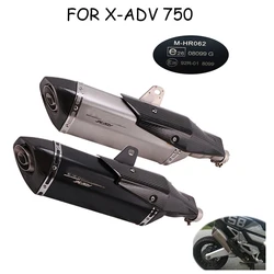 Silenciador de escape sin cordones compatible con Honda X-ADV 750