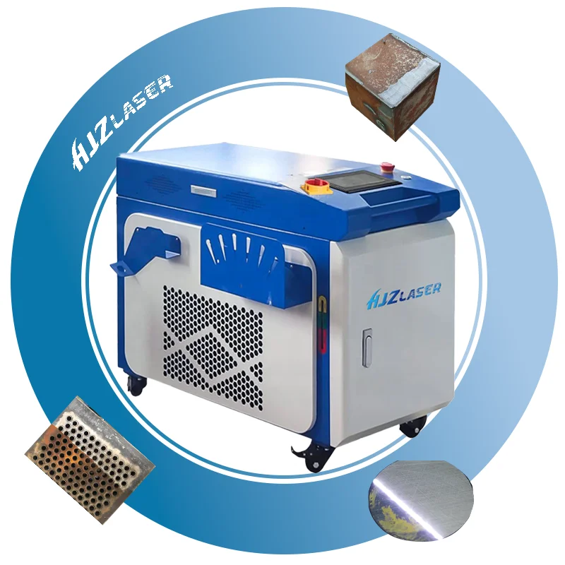 Máquina de limpieza láser de 3000W, eliminación de óxido, aceite, polvo, pintura, limpiador láser, Mini gabinete - imagen 3