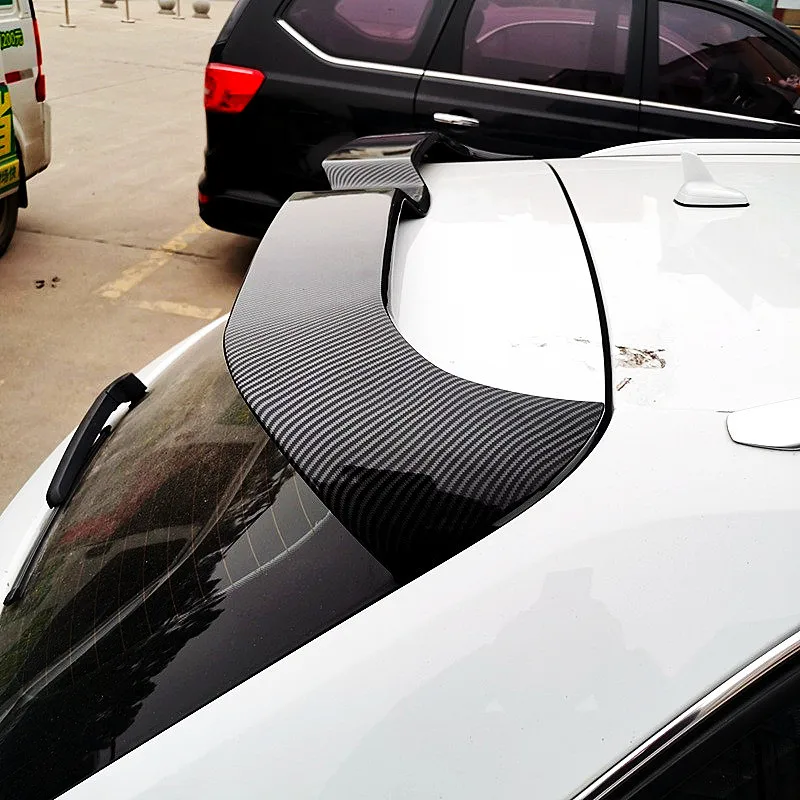 Alerón trasero Audi A3 Hatchback ABS negro estilo carbono - imagen 5
