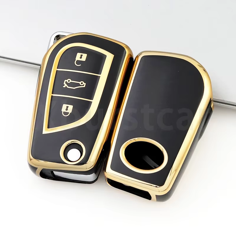 Funda para llave Toyota de 3 botones en TPU – Auris, Corolla y RAV4 - imagen 3