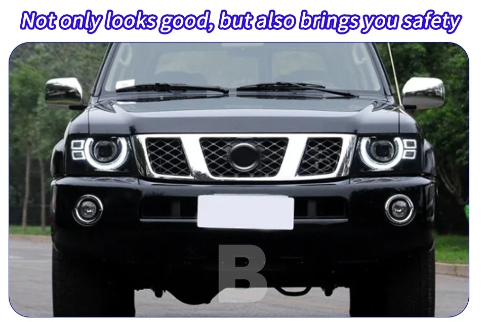 Faros LED instalados en Nissan Patrol Y61