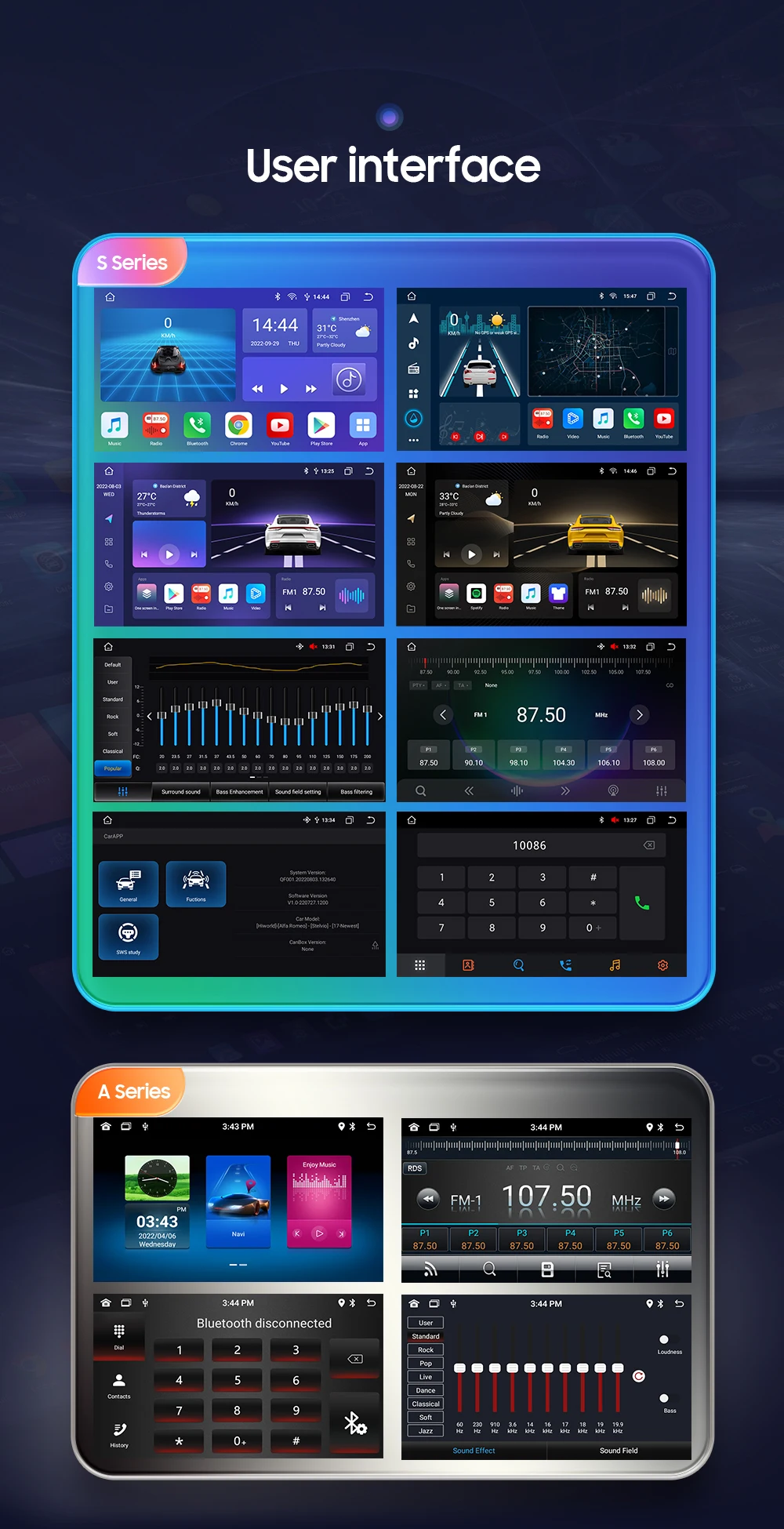 Interfaz de usuario y funciones
