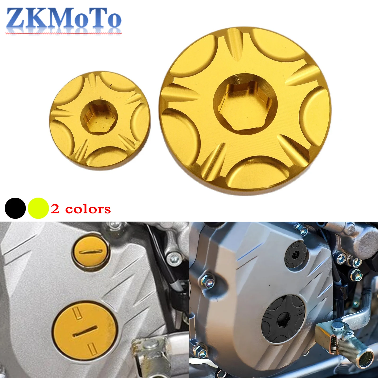 Tornillos sincronización CNC aluminio Suzuki RMZ250 RMZ450 RMX450Z