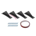 4pcs Arc carbon