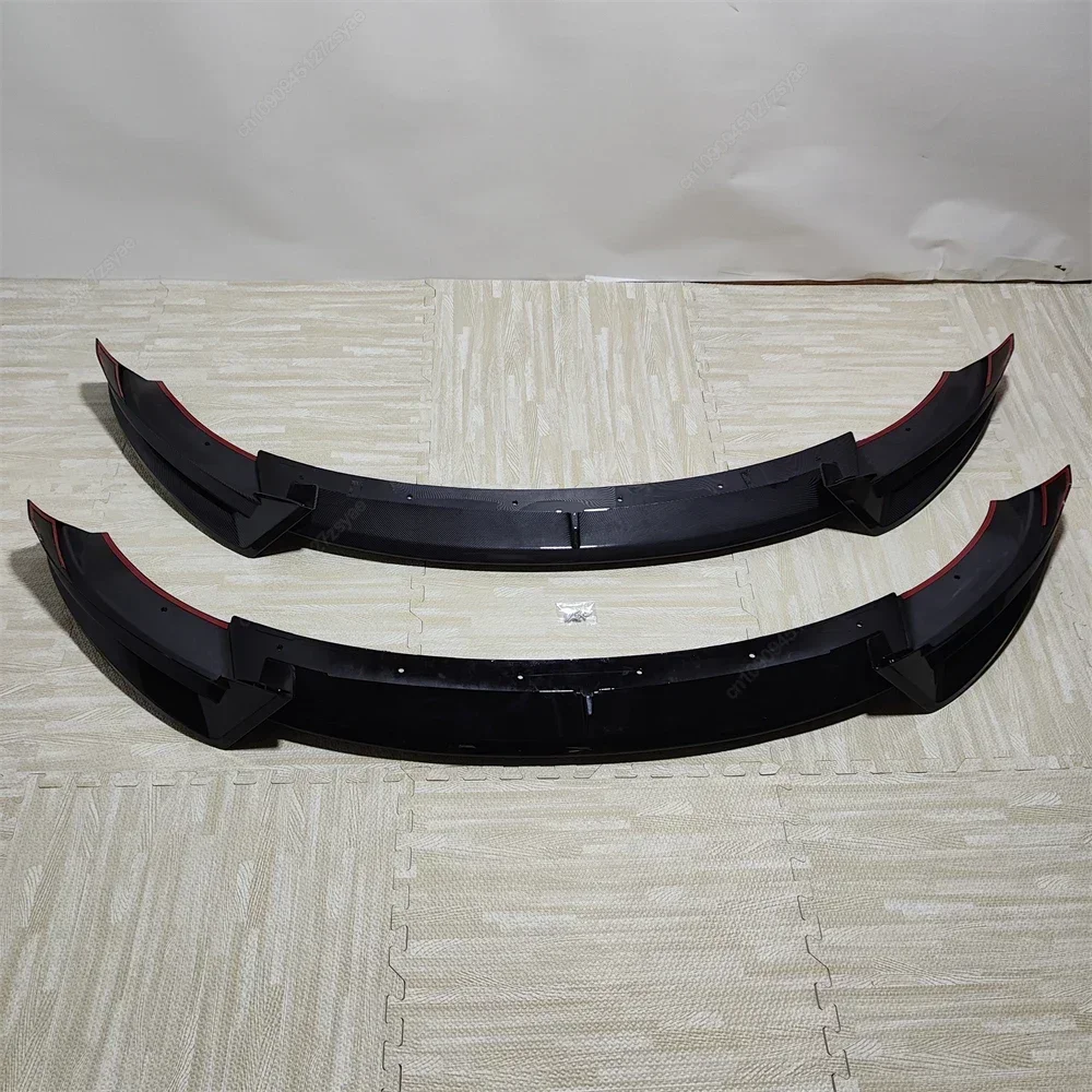 Difusor divisor de alerón de barbilla para parachoques delantero de coche, para Tesla Model 3 Highland 2024, Kit de carrocería con apariencia de carbono/negro brillante, sintonización - imagen 5