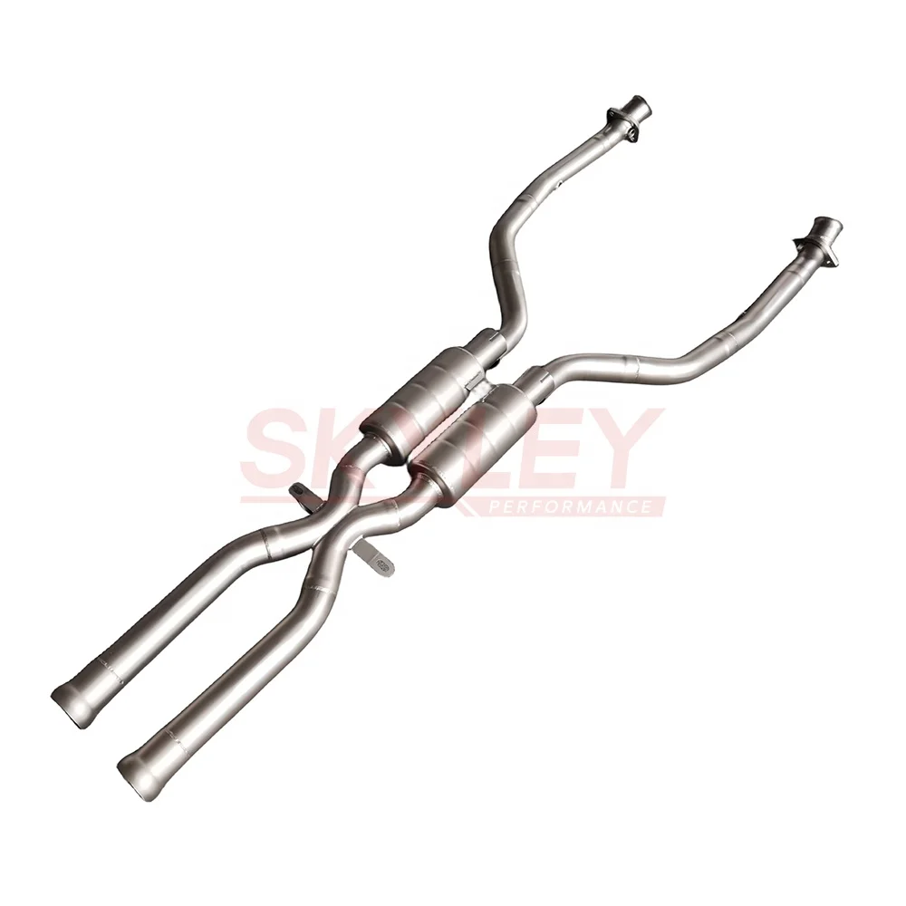 SKYLEY Tubo central de escape titanio para BMW M3 E90/E92 – X-pipe - imagen 3
