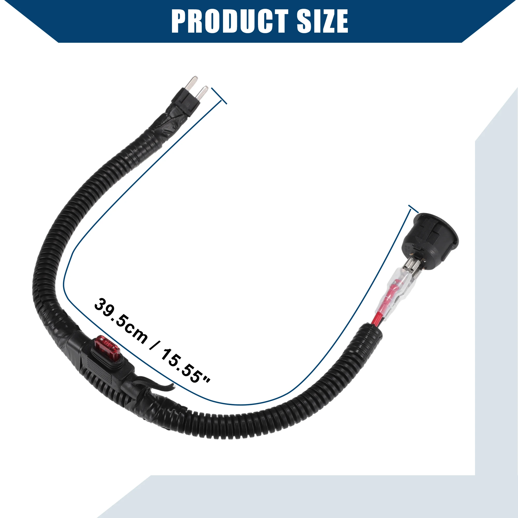 Uxcell juego de fusibles automáticos para coche negro duradero - imagen 5