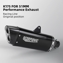 Silenciador Escape Motos 51mm DB-K175 Homologado – Universal Tuning