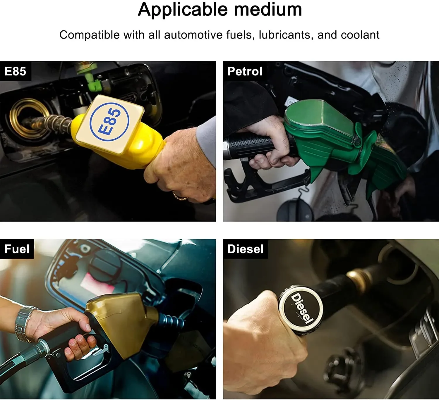 3M Manguera combustible trenzada PTFE para E85 – Adaptadores 4AN 8AN 10AN 12AN - imagen 3