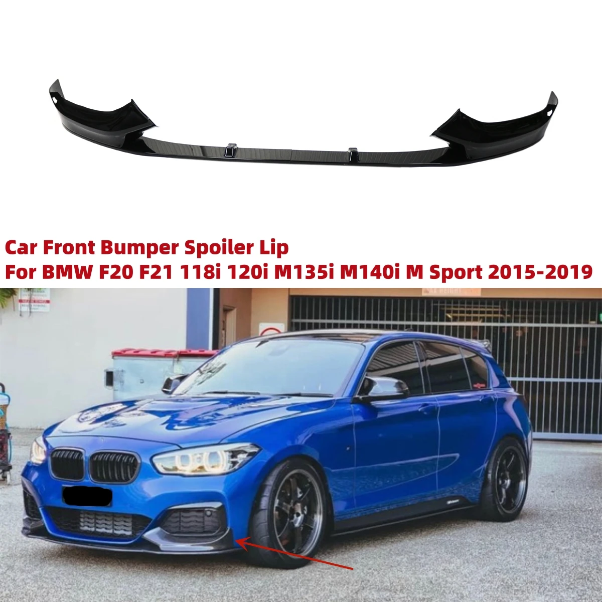 Alerón labio parachoques delantero BMW F20/F21 M Sport 2015-2019