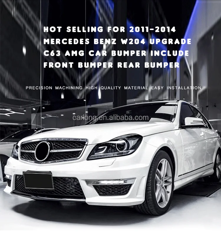 Kit completo de parachoques y faldones estilo C63 AMG