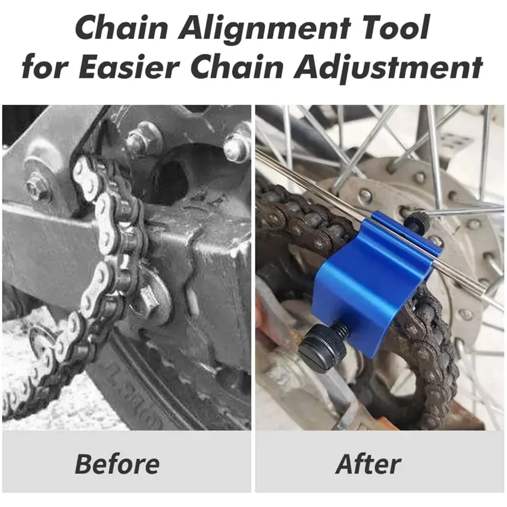 Herramienta alineación cadena motor para motos y ATV – ajuste rápido - imagen 2