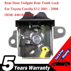 64610-02050 Cerradura puerta trasera Toyota Corolla E12 2001-2008