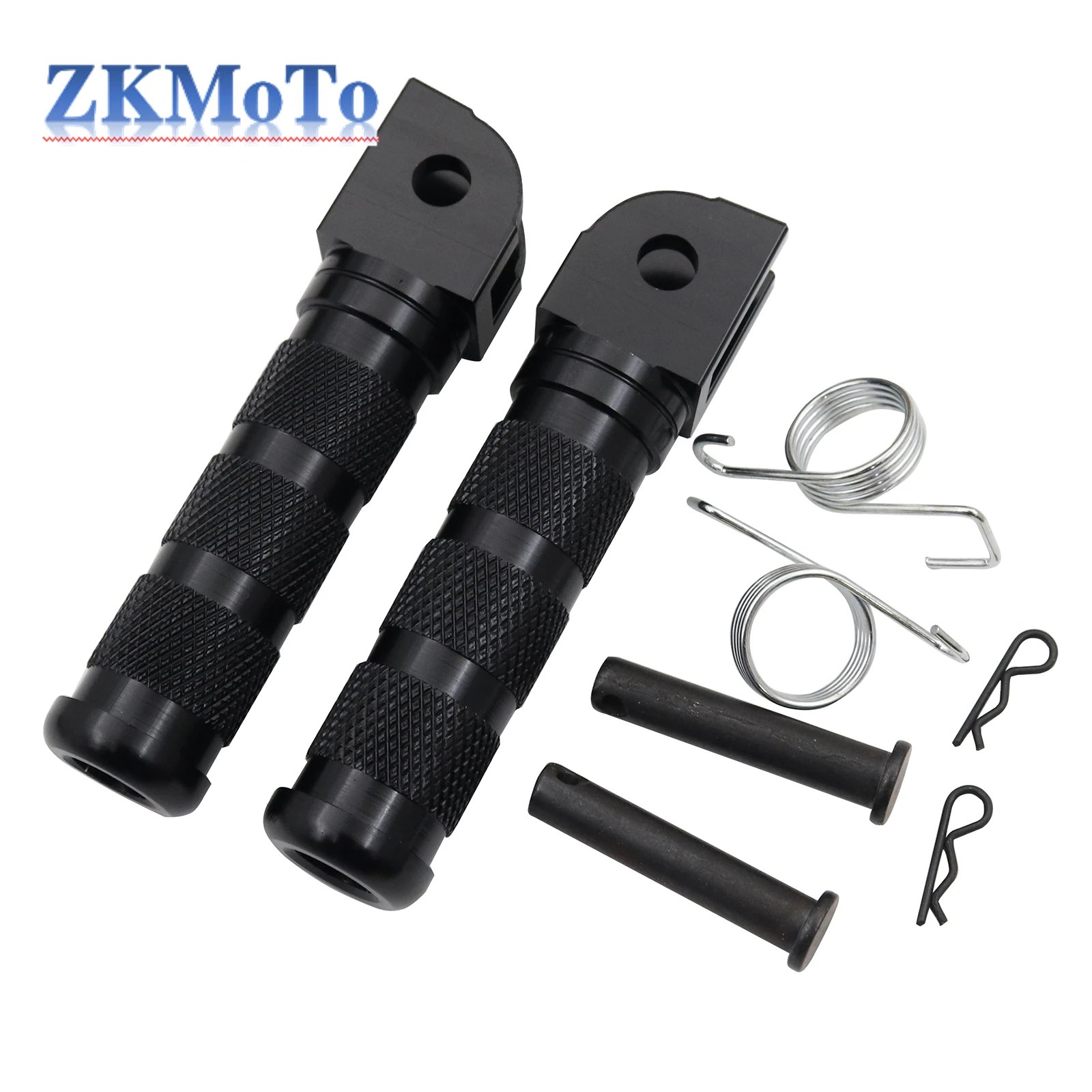 Estribo plegable universal para moto – pedana aluminio con soporte antivibración - imagen 5