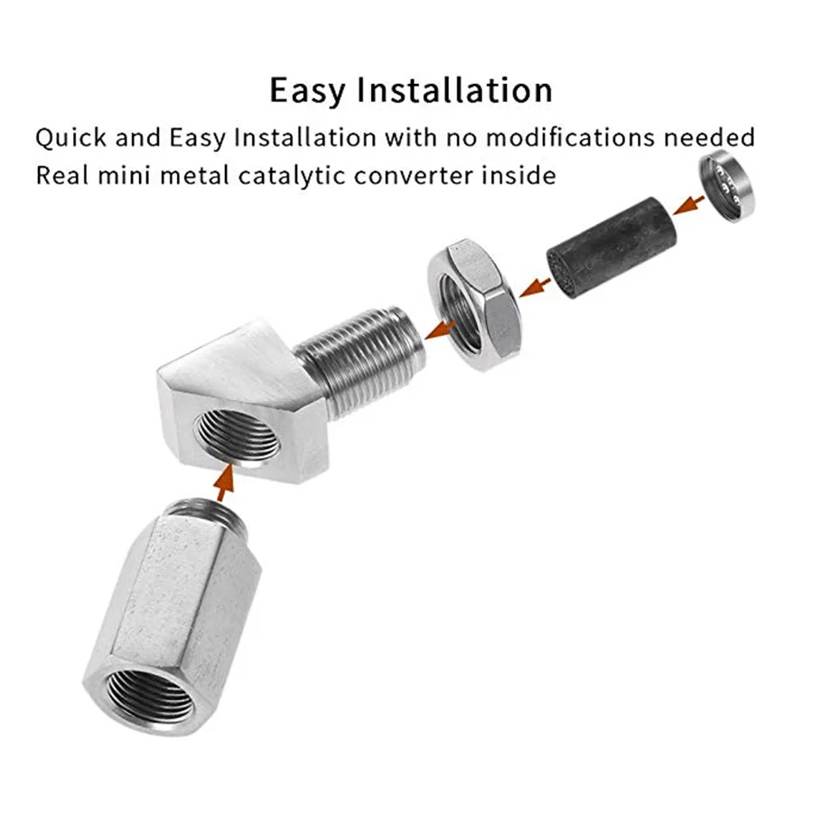 Sensor de oxígeno universal con conector enchufable para catalizador
