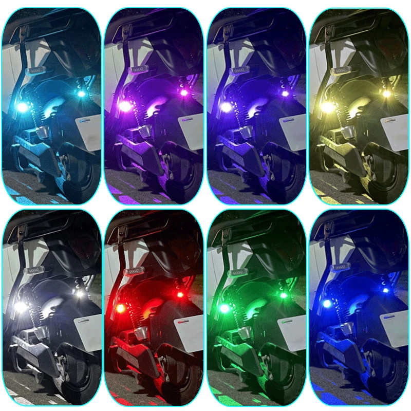 Mini luz LED anticolisión con carga USB